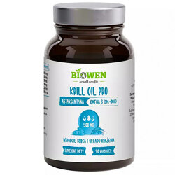 KRILL OIL PRO Olej z kryla BIOWEN EPA DHA fosfolipidy astaksantyna 90 kapsułek
