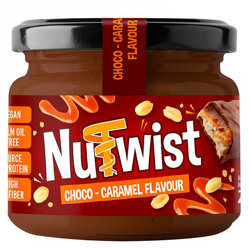 Krem Orzechowy Nutwist Choco-Caramel 250g NUTURA smak batonika czekoladowo-karmelowego