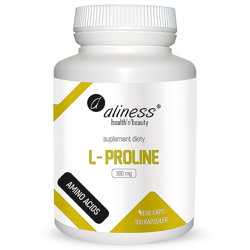 L-Proline PROLINA 500mg ALINESS 100 kaps. Aminokwas