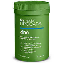 LIPOCAPS ZINC ForMeds 120 porcji Liposomalny Cynk Miedź