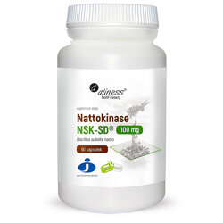 Nattokinase NSK-SD® ALINESS 60 kaps. ekstrakt ze sfermentowanego nasienia soi