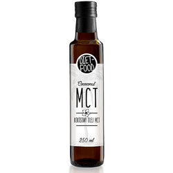 Olej Kokosowy MCT 250ml DIET-FOOD kwas kaprylowy 60g i kwas kaprynowy 35g
