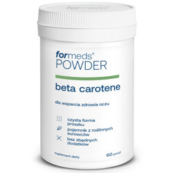POWDER beta carotene ForMeds Beta Karoten w proszku Witamina A 60 porcji