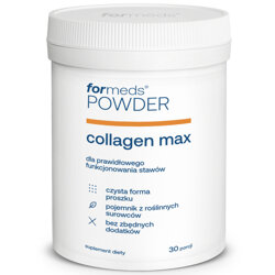 POWDER collagen max formeds 30 porcji Peptydy Kolagenowe Kwas Hialuronowy Wit C K2 D3