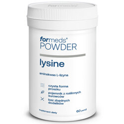 POWDER lysine formeds 60 porcji Aminokwas Lizyna w proszku L-lizyna