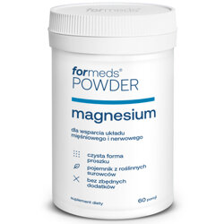 POWDER magnesium Magnez ForMeds 60 porcji Cytrynian Magnezu w proszku