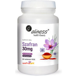 SZAFRAN ekstrakt krocyna safranal ALINESS 90 tabletek