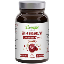 Selen organiczny L-selenometionina BIOWEN 100 kapsułek