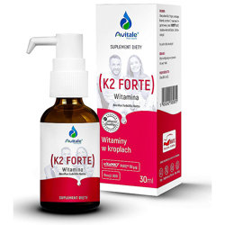 Witamina K2 Mk7 FORTE 30ml Avitale ALINESS w kroplach z fermentacji bakterii Natto