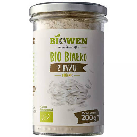 BIO Białko Ryżowe 200g BIOWEN z ryżu