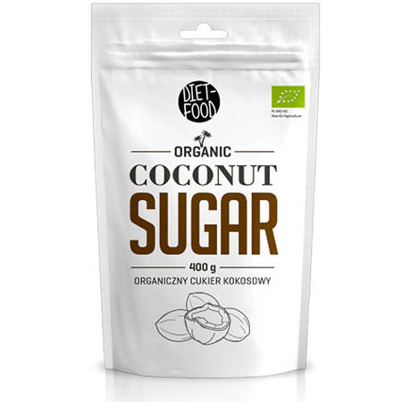 BIO Cukier Kokosowy 400g DIET-FOOD