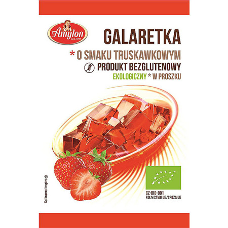 BIO Galaretka o smaku truskawkowym 40g AMYLON bez glutenu