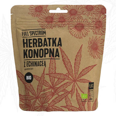 BIO Herbatka Konopna + BIO Echinacea 40g FULL SPECTRUM Canna Hemp Lab