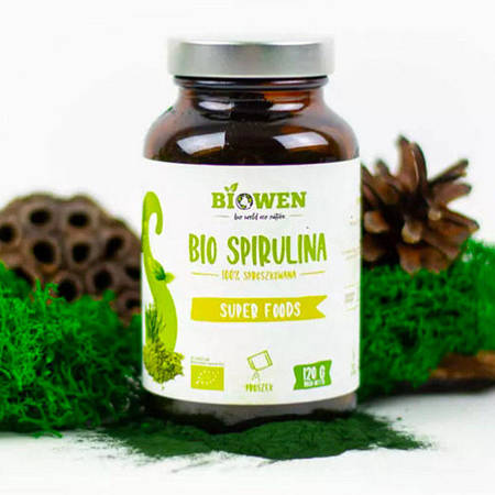 BIO SPIRULINA 120g BIOWEN Superfoods Alga Glon