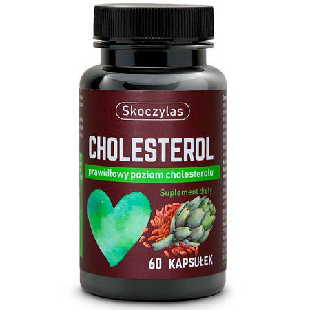 CHOLESTEROL 60 kaps. SKOCZYLAS prawidłowy poziom cholesterolu Karczoch Zwyczajny Czerwony Ryż