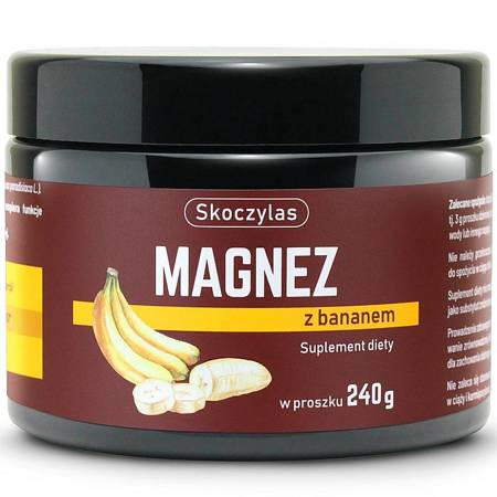 Cytrynian Magnezu 240g SKOCZYLAS Magnez z bananem