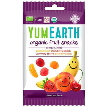 EKO Żelki 50g YumEarth  mieszanka żelków owocowych fruit snacks