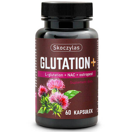 GLUTATION + SKOCZYLAS L-glutation ostropest NAC 60 kaps.