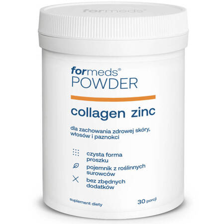 POWDER collagen zinc formeds 30 porcji Peptydy Kolagenowe + Cynk