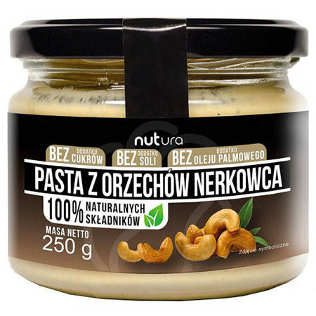 Pasta z Orzechów Nerkowca 250g NUTURA