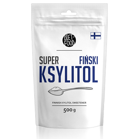 Super Ksylitol Fiński 500g DIET-FOOD Cukier Brzozowy