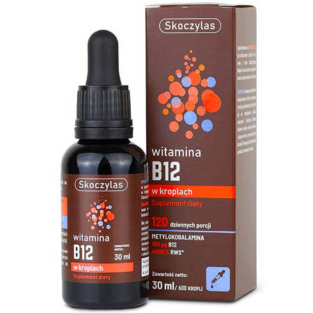 Witamina B12 30ml SKOCZYLAS metylokobalamina w kroplach